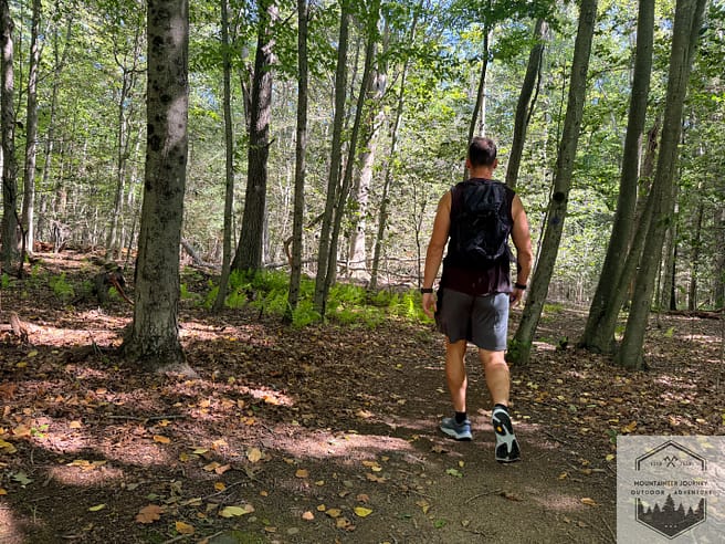 Testing the Garmin Cirqa for heart rate accuracy during a hike in the woods