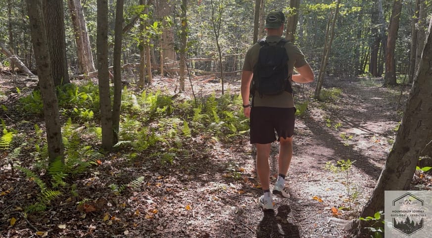 Testing Free Hiker 3 on dirt trail