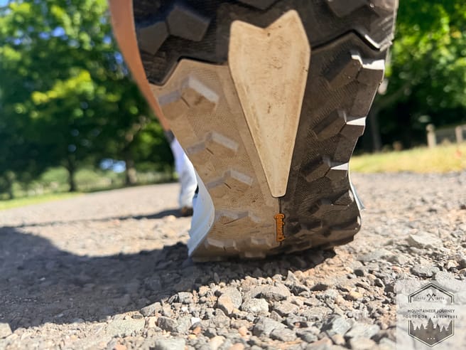 Content is also gripping on gravel during testing.
