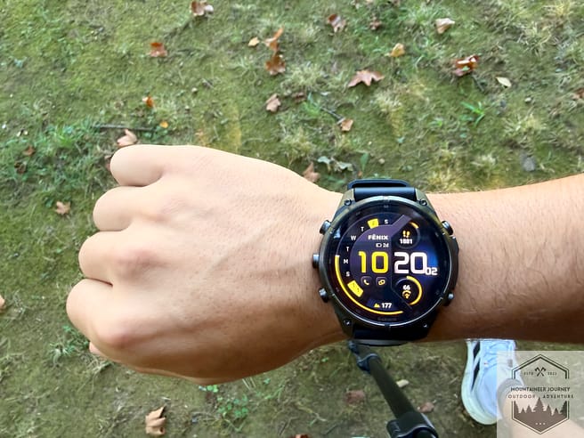 Watch face on Garmin Fenix 9