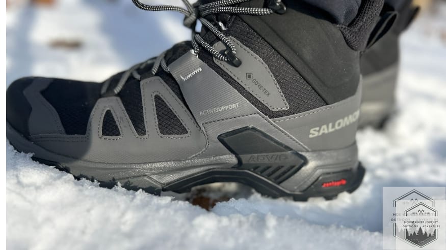 Hiking in the snow with the Salomon X Ultra 4