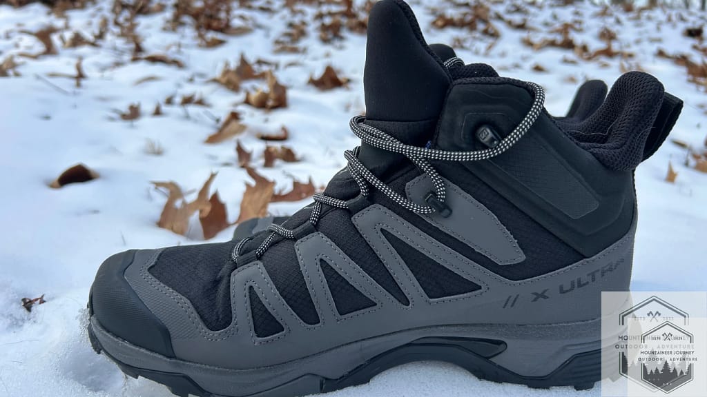 Side view of the X Ultra Mid In The Snow