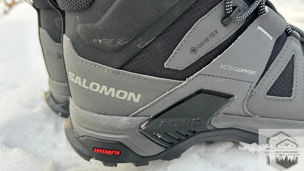 The Advanced chassis and active support are crucial in making the Salomon X Ultra 4 Mid a very stable hiking boot