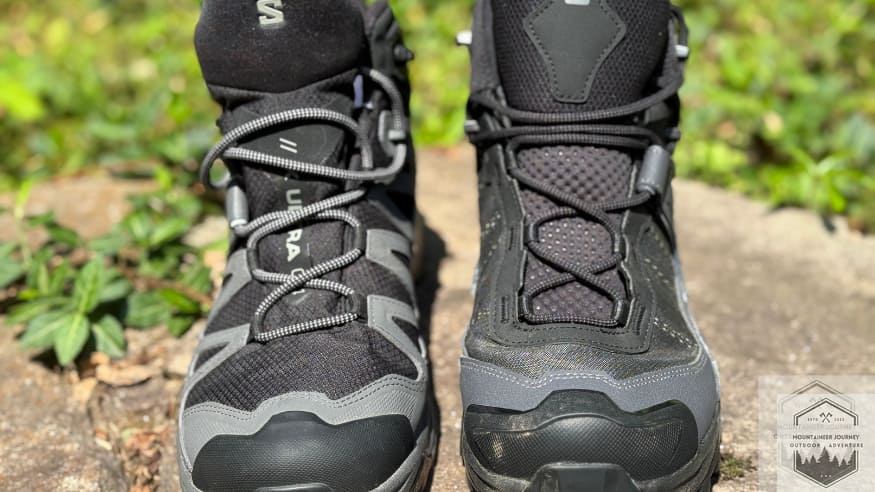 front view of both boots
