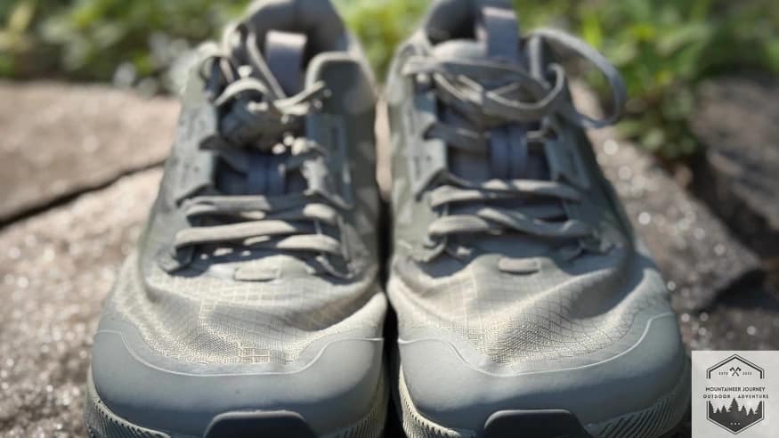 front view of the shoes