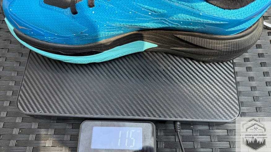 mafate 5 weighing 11.5 ounces on our scale per shoe