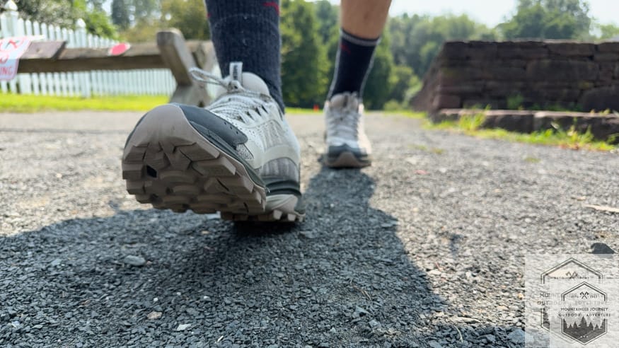 outsole of the Speed 2 on gravel