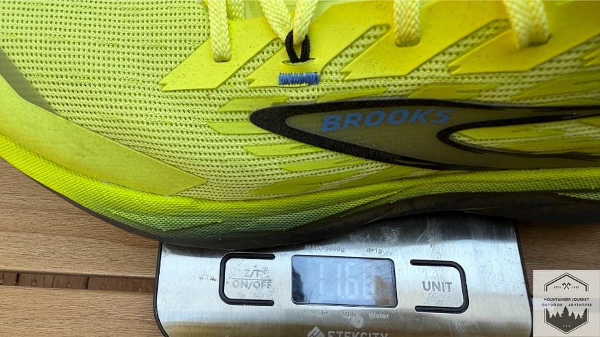 Brooks Cascadia 19 weighing in at 11 ounces on our scale