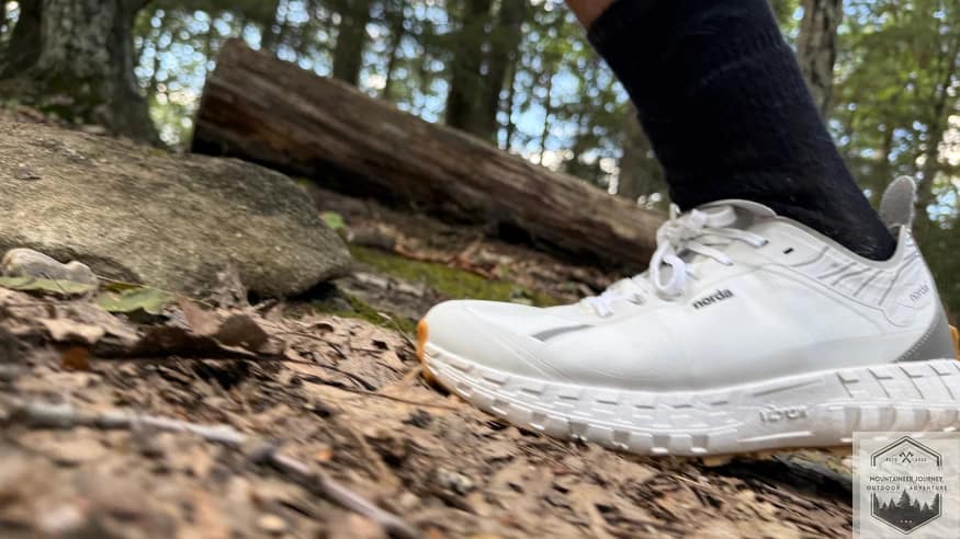 Pushing forward with forefoot striking while testing the shoe out