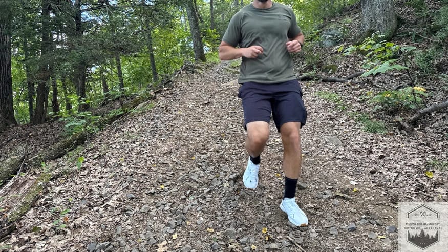 descending on rocky terrain with the norda 001
