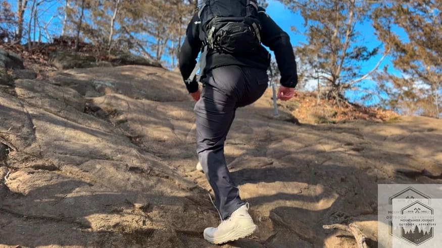 Testing the Kaha 3 on uphill rocky terrain