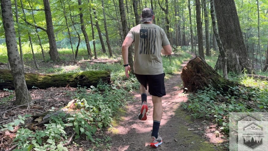 Testing traction on the trail