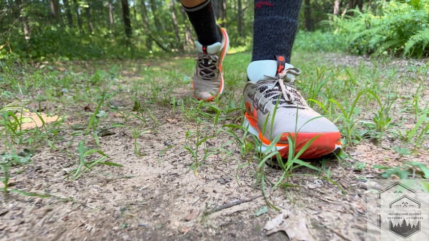 View of the toe bumper on the Pegasus Trail 5