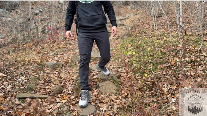 Walking on wet rock during testing
