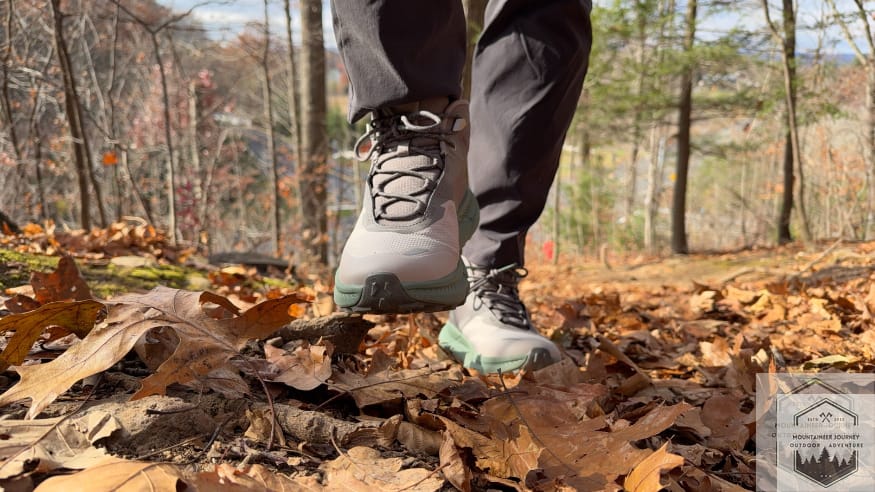Walking up inclined terrain, a standard of one of our objective scoring systems