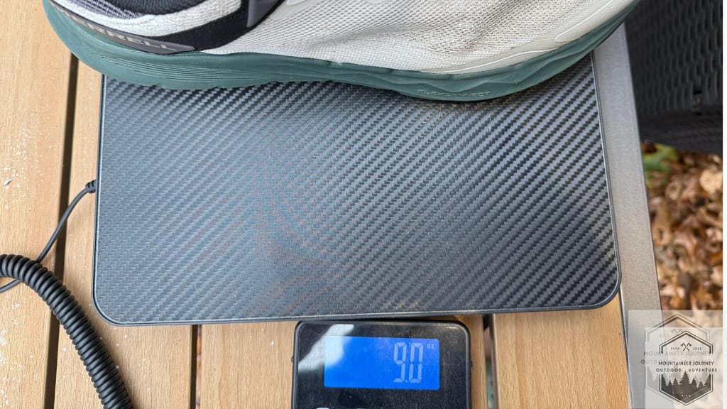 nova 4 weighing in at 9 ounces PER shoe on our scale