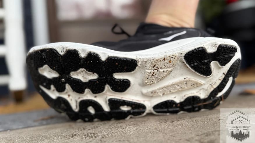 view of durabrasion outsole on Gaviota 6