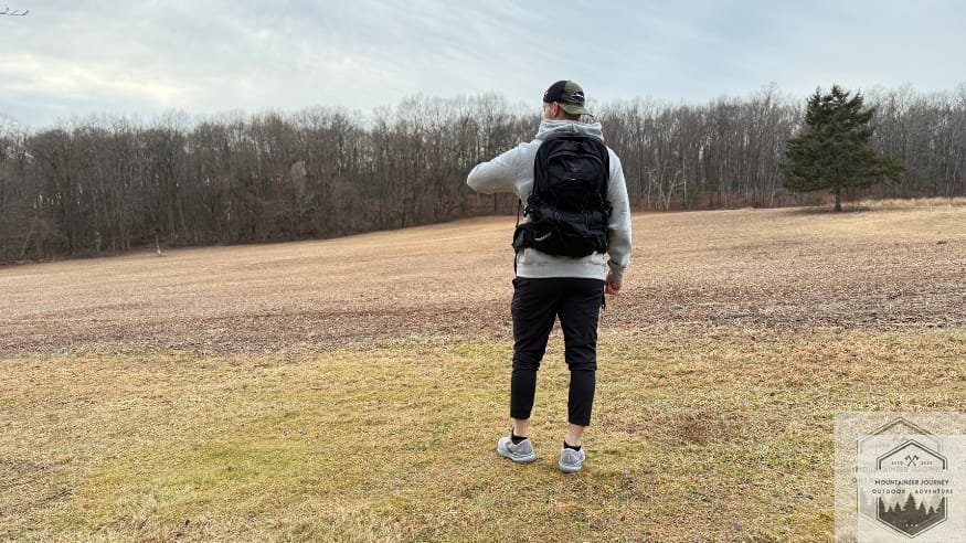 Wearing Brooks Adrenaline 24 GTS after testing round one
