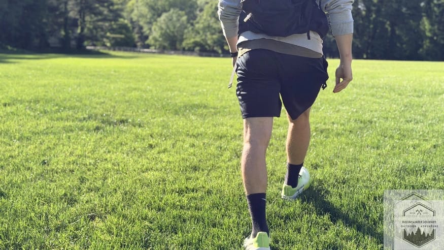 Testing Experience Flow in grass uphill.