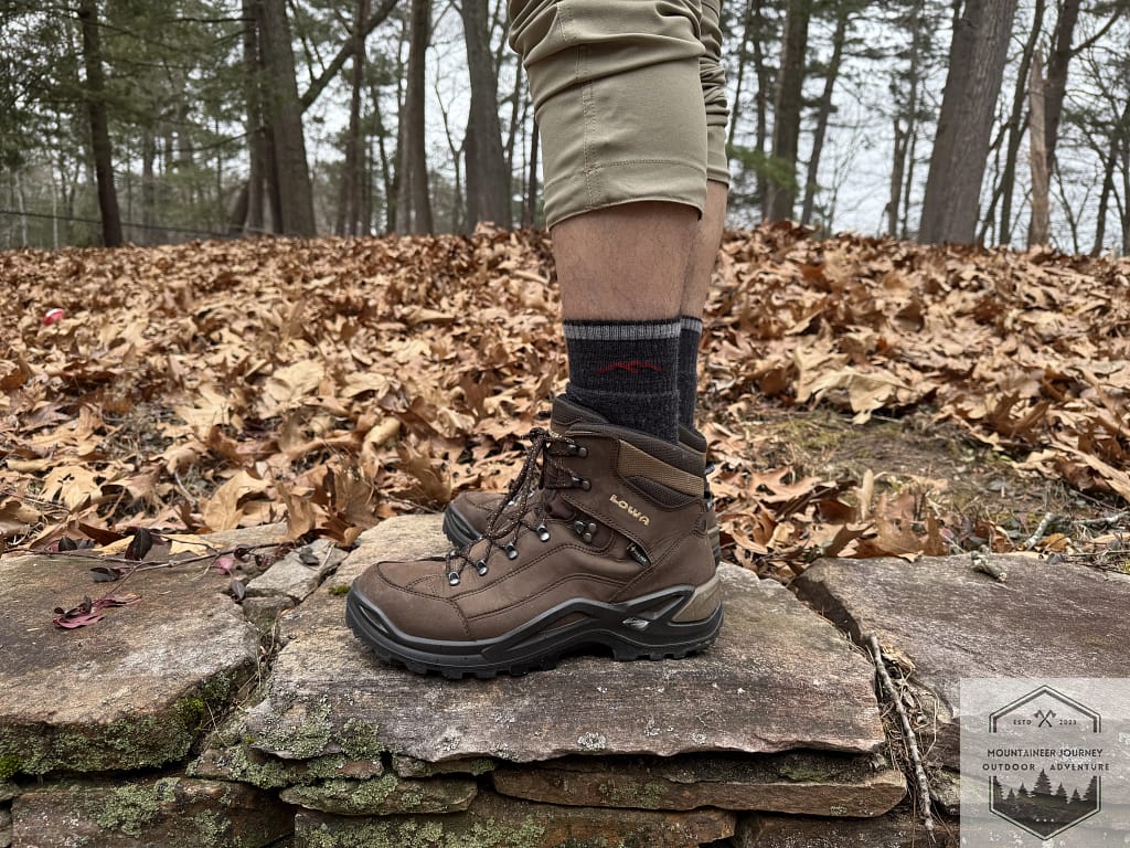 proper wool socks with hiking boots