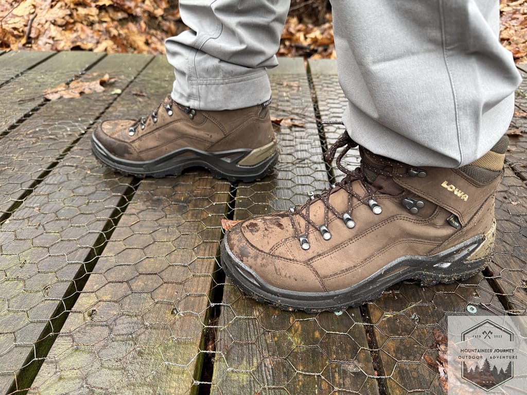 rainy conditions on trail