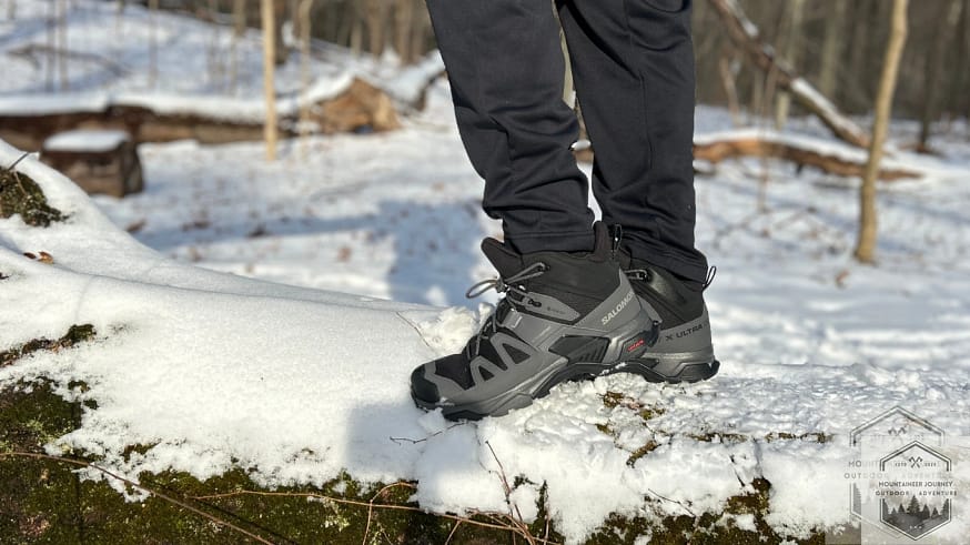Standing On A Downed Tree with the X Ultra 4 Mid