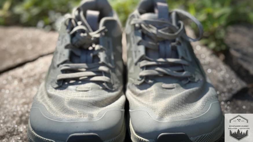 front view of the shoes