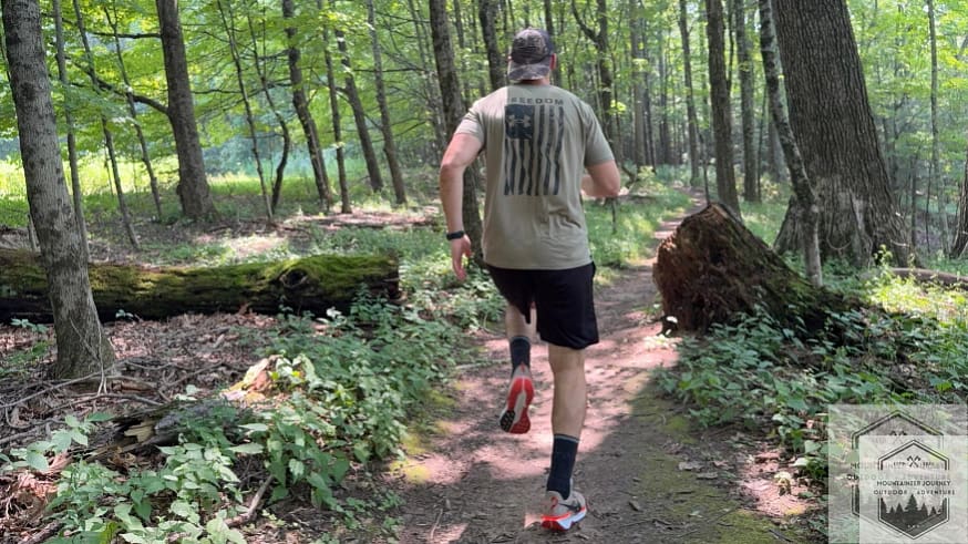 Testing traction on the trail