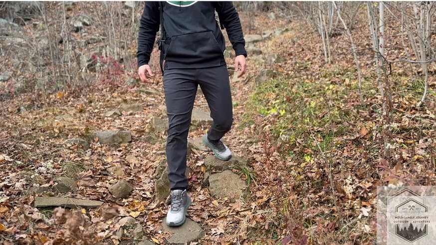 Walking on wet rock during testing