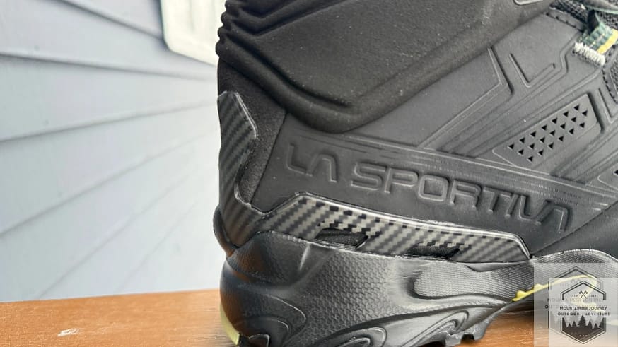 View of the TPU shank on the heel