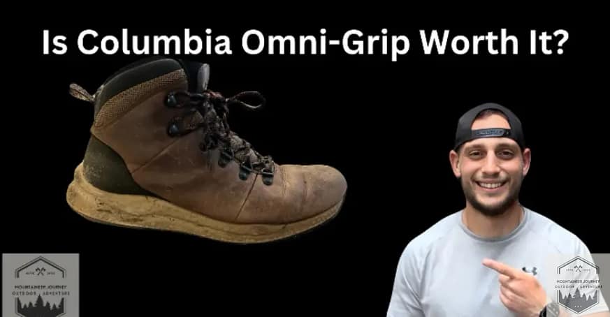 Side view of omni grip on Columbia newton ridge