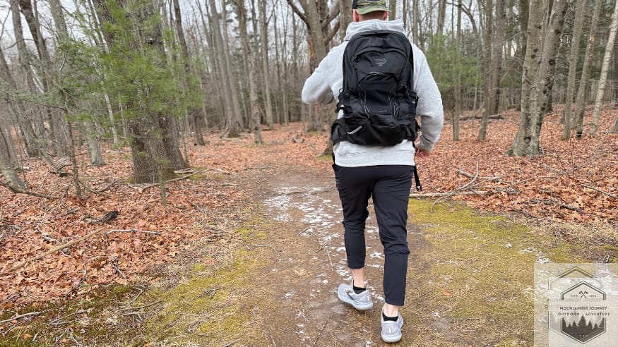 Testing the Adrenaline 24 on uneven terrain for stability